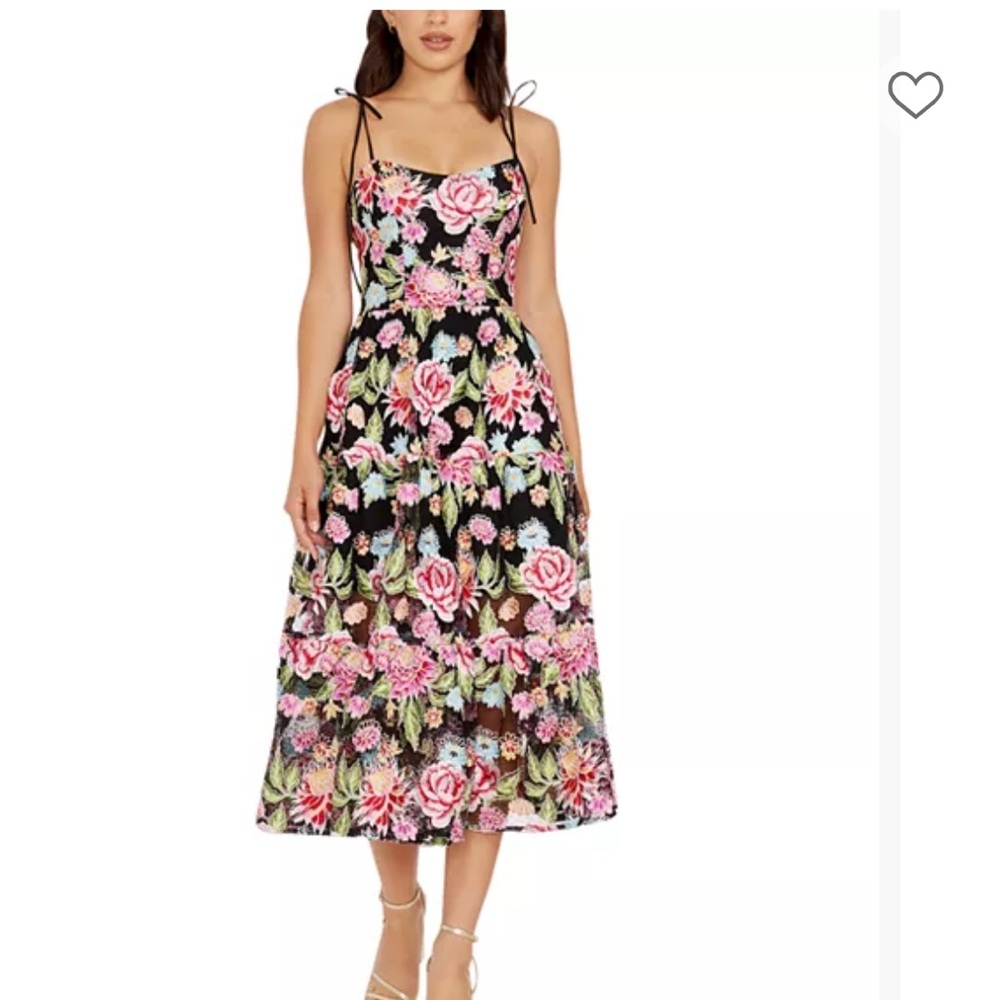 Floral Dress the Population dress NWT